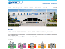 Tablet Screenshot of gerteis.com